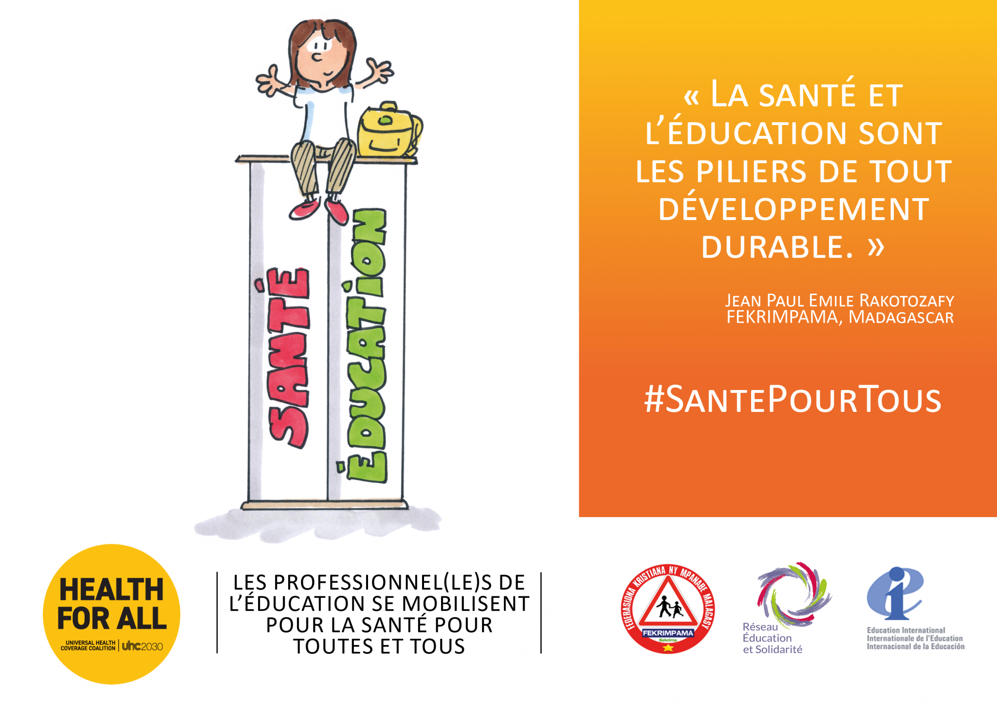 Les Professionnel(le)s De L'éducation Se Mobilisent Pour La Santé Pour ...